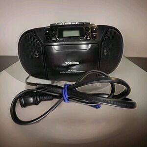 Toshiba TY-CKM39 Portable CD Radio Cassette Recorder MP3 Black